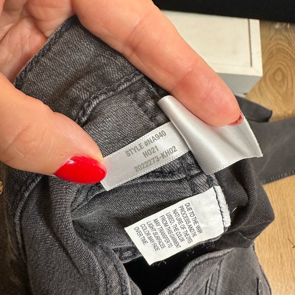 Madewell W28 stretchy ankle jeans Stovepipe Jeans in Banberry Wash: Raw Edition - Picture 7 of 11